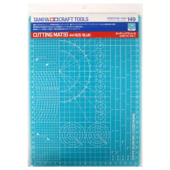 Tamiya - Cutting Mat (A4 Size/Blue)