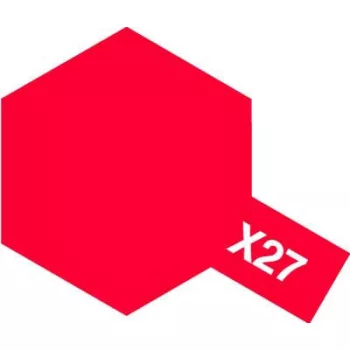 Tamiya - X-27 Clear Red enamel 