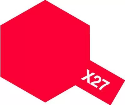 Tamiya - X-27 Clear Red enamel 