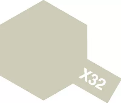 Tamiya - X-32 Titanium Silver enamel 