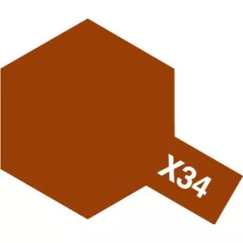 Tamiya - X-34 Metallic Brown enamel 