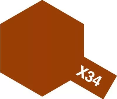 Tamiya - X-34 Metallic Brown enamel 