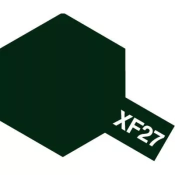 Tamiya - XF-27 Black Green enamel 