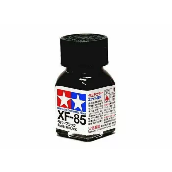 Tamiya - Mini Enamel XF-85 Rubber Black 10 ml