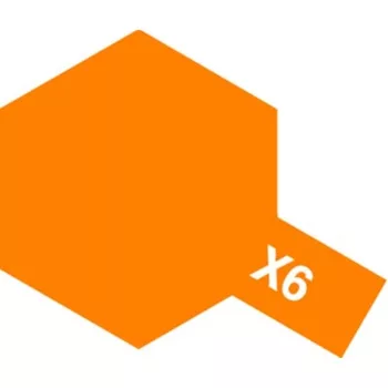 Tamiya - X-6 Orange - Acrylic Paint (Gloss) 23 ml