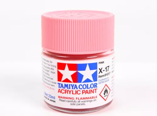 Tamiya X-17 Rózsaszín fényes 23 ml - festék