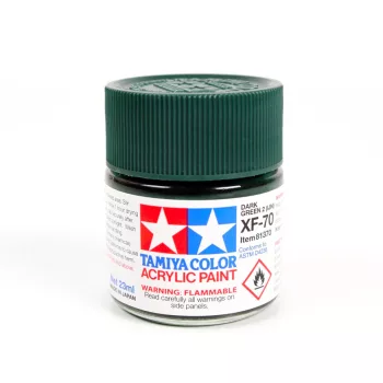 Tamiya XF-70 Sötétzöld matt 23 ml - festék