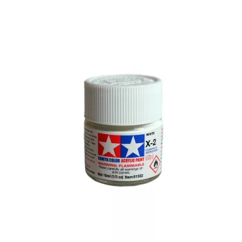 Tamiya - Mini Acrylic X-2 White 10 ml