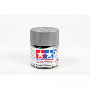 Tamiya - Mini Acrylic X-11 Chrome Silver 10 ml