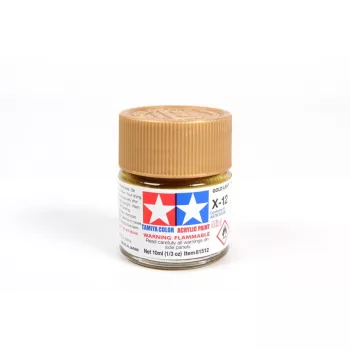 Tamiya - Mini Acrylic X-12 Gold Leaf 10 ml