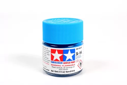 Tamiya - Mini Acrylic X-14 Sky Blue 10 ml