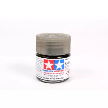 Tamiya - Mini Acrylic X-19 Smoke 10 ml