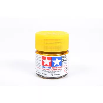 Tamiya - Mini Acrylic X-24 Clear Yellow 10 ml