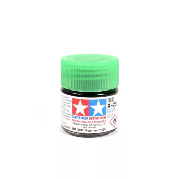 Tamiya - Mini Acrylic X-25 Clear Green 10 ml