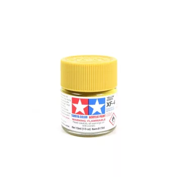 Tamiya - Mini Acrylic XF-4 Flat Yellow Green 10 ml