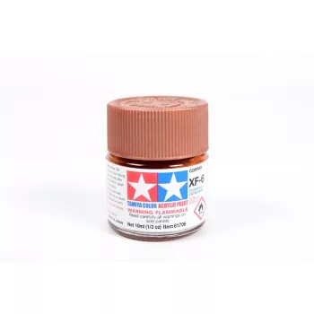 Tamiya - Mini Acrylic XF-6 Flat Copper 10 ml