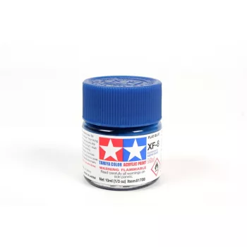 Tamiya - Mini Acrylic XF-8 Flat Blue  10 ml