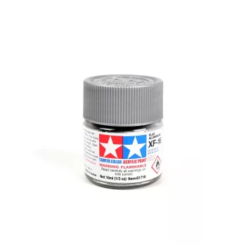 Tamiya - Mini Acrylic XF-16 Flat Alumin 10 ml