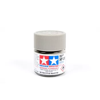 Tamiya - Mini Acrylic XF-20 Flat Medium Grey 10 ml