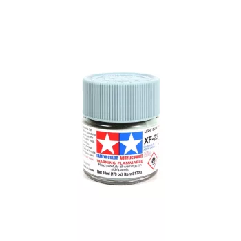 Tamiya - Mini Acrylic XF-23 Flat Light Blue 10 ml