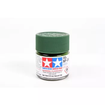 Tamiya - Mini Acrylic XF-26 Flat Deep Green 10 ml