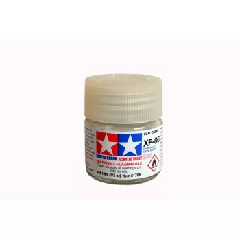Tamiya - Mini Acrylic XF-86 Flat Clear 10 ml