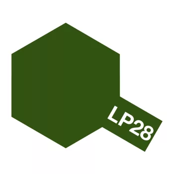 Tamiya - LP-28 Braunoliv matt  Lacquer 10ml
