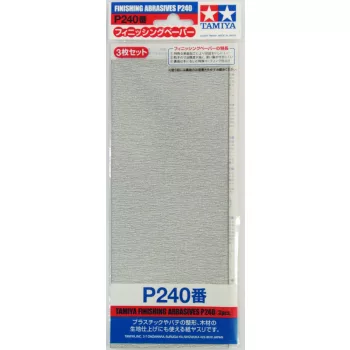Tamiya - Finishing Abrasives P 240*3