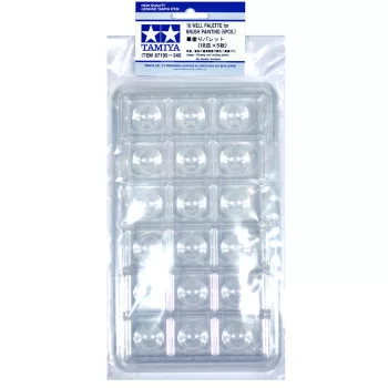Tamiya - 18 Well Palette for Brush Painting 5pcs