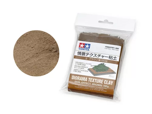 Tamiya - DIORAMA TEXTURE CLAY (SOIL EFFECT BROWN) 150g