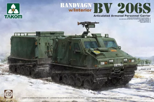 Takom - Bandvagn Bv 206S Articulated Armored Personnel Carrier
