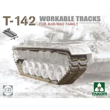 Takom - T-142 WORKABLE TRACKS FOR M48/M60 FAMILY