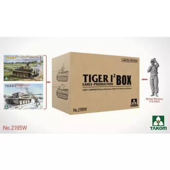 Takom - TIGER I² early production Box & 1:16 Wittmann