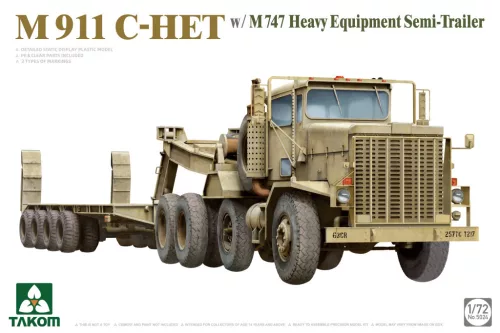 Takom - M911 C-HET w/M747 Heavy Equipment Semi-Trailer