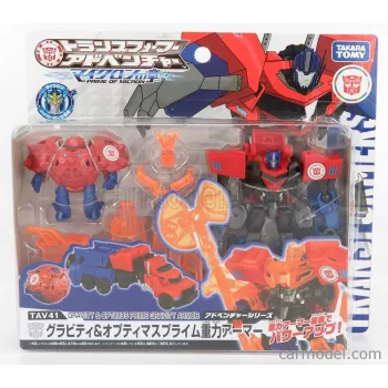   Takara-Tomy - Takara-Tomy Transformers Gravity Optimus Prime Cm. 12.0 Red Blue