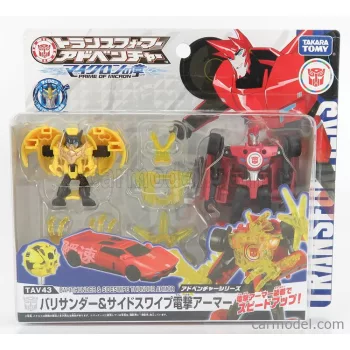   Takara-Tomy - Takara-Tomy Transformers Barithunder & Sideswipe Cm. 12.0 Red Black Yellow