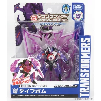   Takara-Tomy - Takara-Tomy Transformers Adventure Tmc03 Daibubomu Cm. 6.0 Purple Black