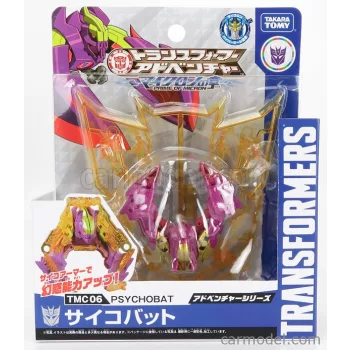   Takara-Tomy - Takara-Tomy Transformers Adventure Tmc06 Psyco Bat Cm. 5.5 Lillac Gold
