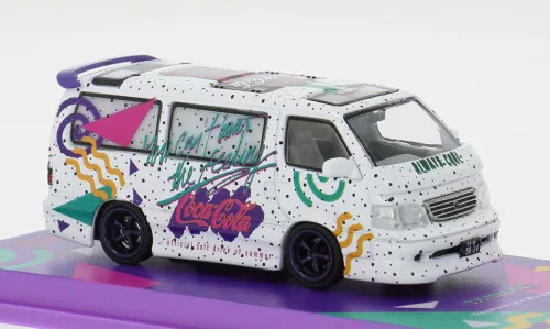 Tarmac - Toyota Hiace Waggon Custom, Coca Cola, 1:64