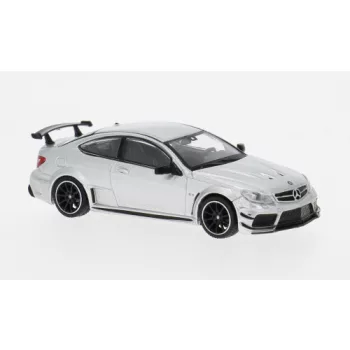 Tarmac - Mercedes C63 AMG Coupe Black Series, silber, 1:64
