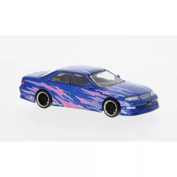 Tarmac - Toyota Mark II JZX100 blau/Dekor 1:64