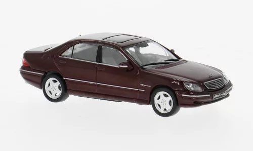 Tarmac - Mercedes S55 AMG, dunkelrot, 1:64