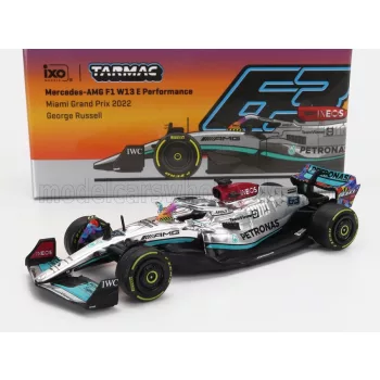   Tarmac - MERCEDES GP F1 W13E TEAM MERCEDES-AMG PETRONAS F1 N 63 5th MIAMI GP 2022 GEORGE RUSSELL SILVER GREEN