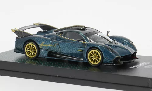 Tarmac - Pagani Huayra R dunkeltürkis/gold 1:64