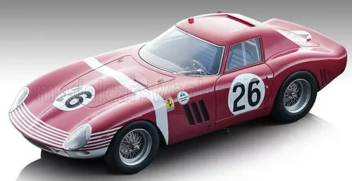 Tecnomodel - FERRARI 250 GTO 64 N 26 WINNER 12h REIMS 1964 N.VACCARELLA - P.RODRIGUEZ RED WHITE