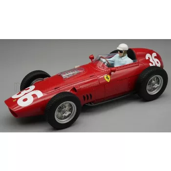   Tecnomodel - FERRARI F1  DINO 246/256 TEAM SCUDERIA FERRARI N 36 MONACO GP (with pilot figure) 1960 PHILIP HILL  RED