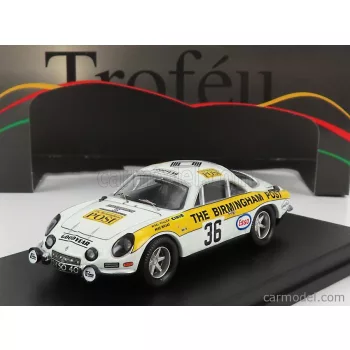   Trofeu - Renault Alpine A110 N 36 Rally Rac Lombard 1971 N.Hollier - M.Broad White Yellow