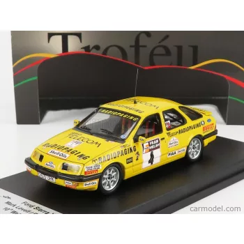   Trofeu - Ford England Sierra Xr4 N 4 Rally Welsh 1987 M.Lovell - R.Freeman Yellow
