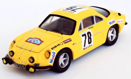 Trofeu - Alpine Renault A110 Criterium des Cevennes 1969 Midi Libre #78