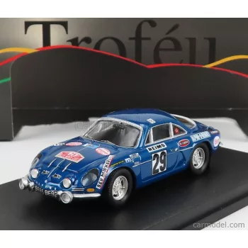   Trofeu - Renault Alpine A110 N 29 Rally Montecarlo 1972 J.Henry - G.Di Nicola Blue Met